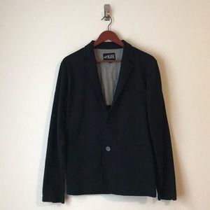 Rude Black Cotton Blazer